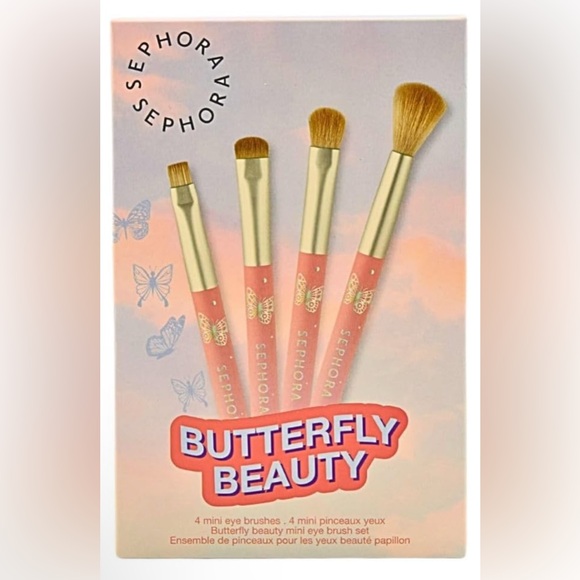 Sephora Other - Sephora Mini Butterfly Beauty Eye Brush Set NEW
